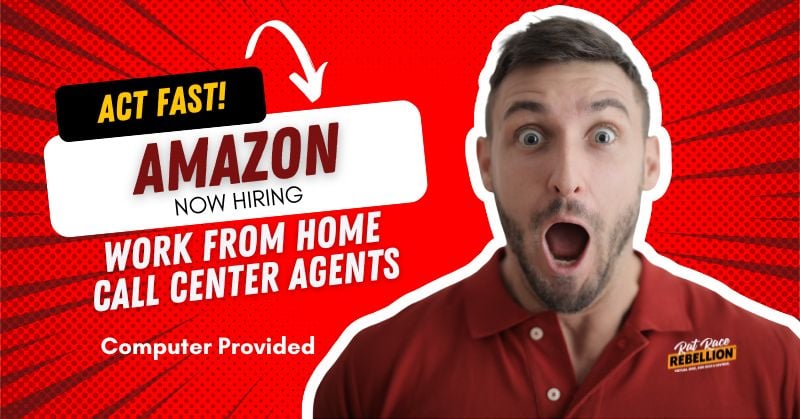 Act Fast! Amazon is Hiring Work from Home Call Center Agents, computer provided