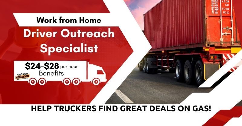 $24 $28Hr. Work from Home Driver Outreach Specialist for Mudflap