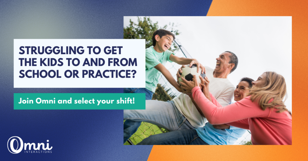 Struggling to get to and from school or practice? join Omni!