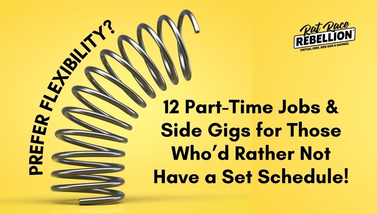 12 PartTime Jobs & Side Gigs for Those Who Prefer Flexibility Over a