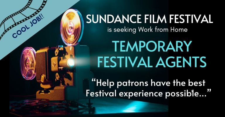 Sundance Film Festival is hiring Temporary Festival Agents(1)