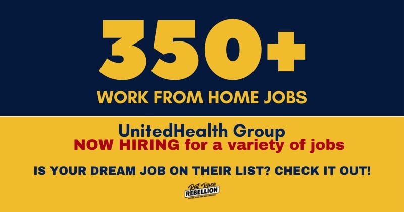 Over 350 work from home jobs open at UnitedHealth Group. Now hiring for a variety of jobs. Is your dream job on their list? Check it out!