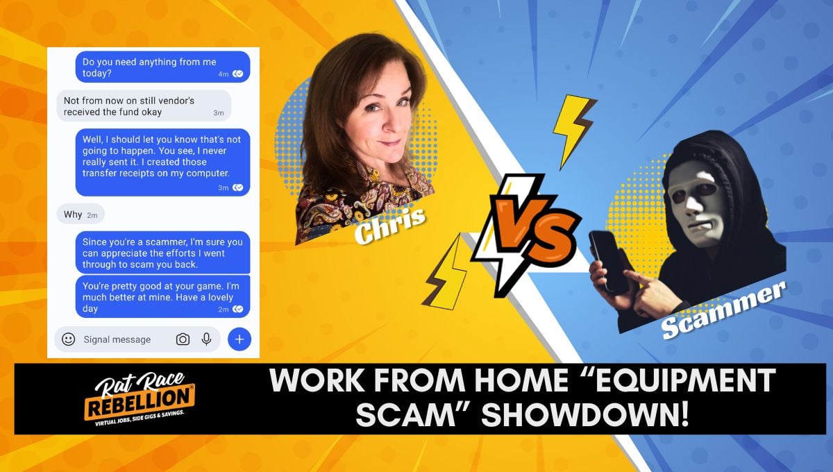 WORK FROM HOME “EQUIPMENT SCAM” SHOWDOWN!