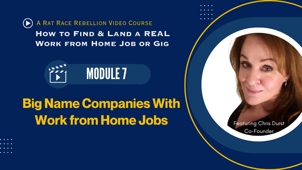 Module 7 Big Name Companies With Work from Home Jobs