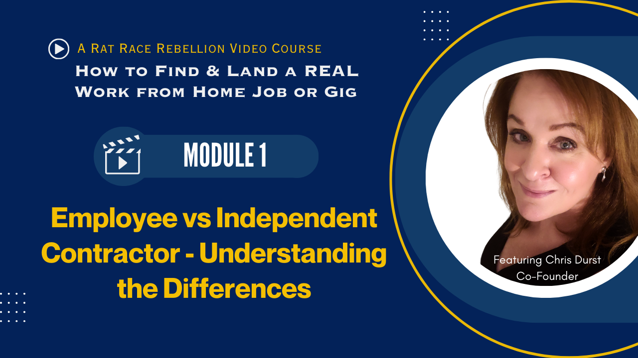 RRR video course Module 1 - Employee vs. Independent Contractor