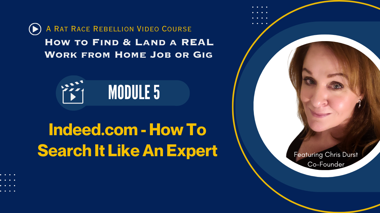 RRR video course Module 5 Indeed.com How To Search It Like An Expert