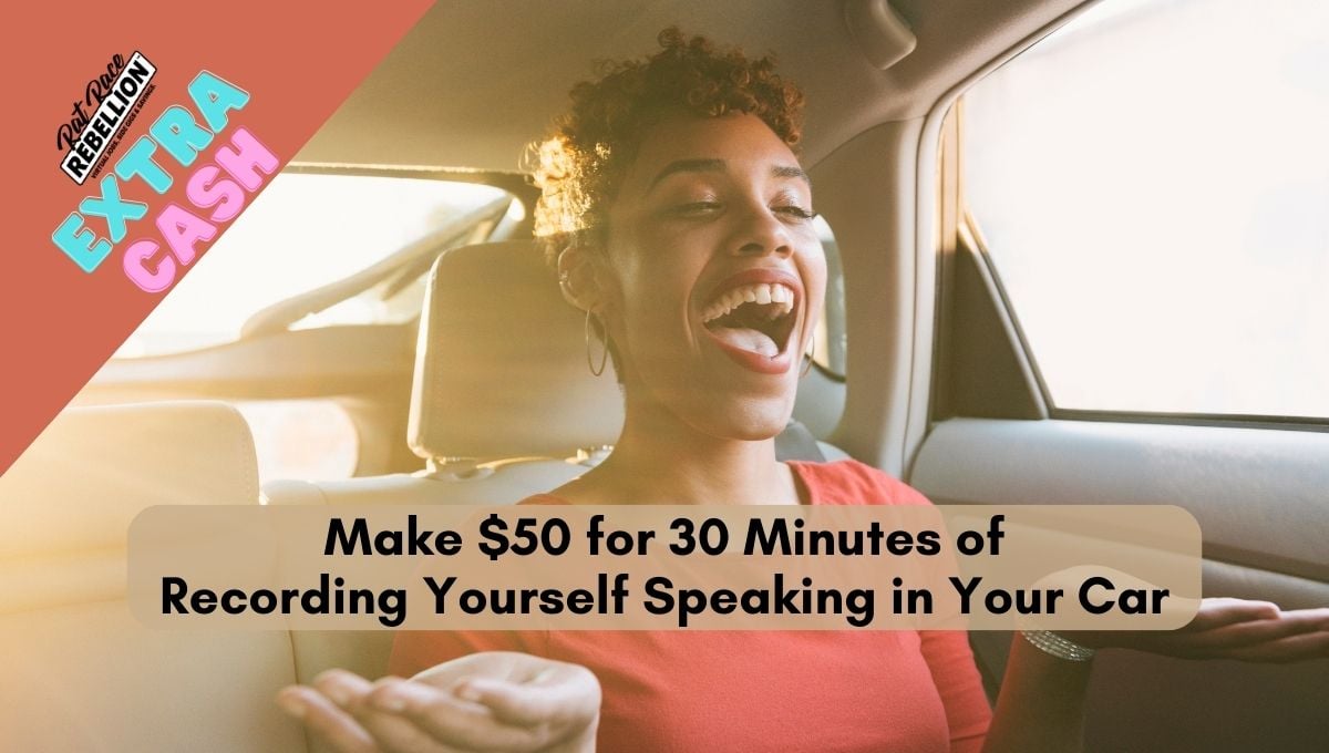 Make $50 for 30 Minutes of Recording Yourself Speaking in Your Car