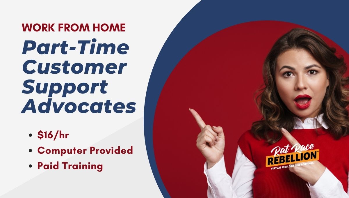Work from home Part Time Customer Support Advocates ACT