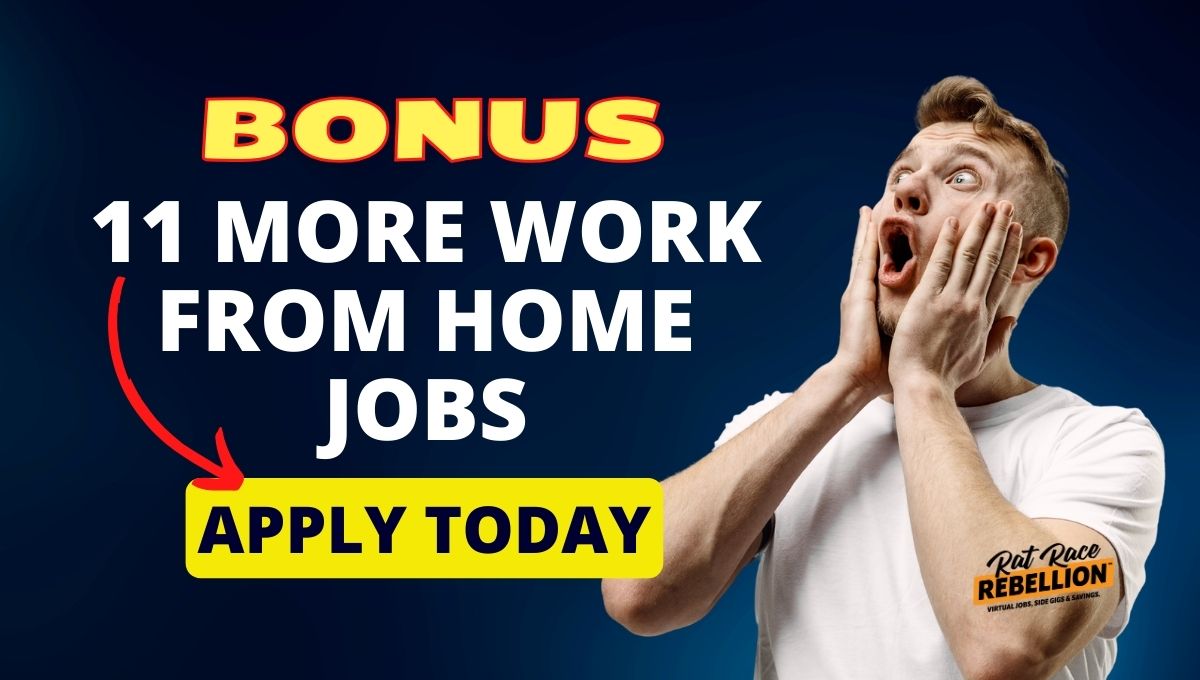 BONUS 11 more work from home jobs