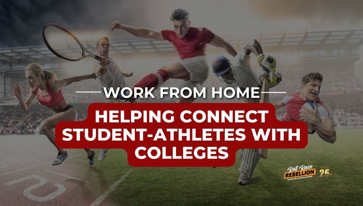 work from home Helping Connect Student Athletes With Colleges