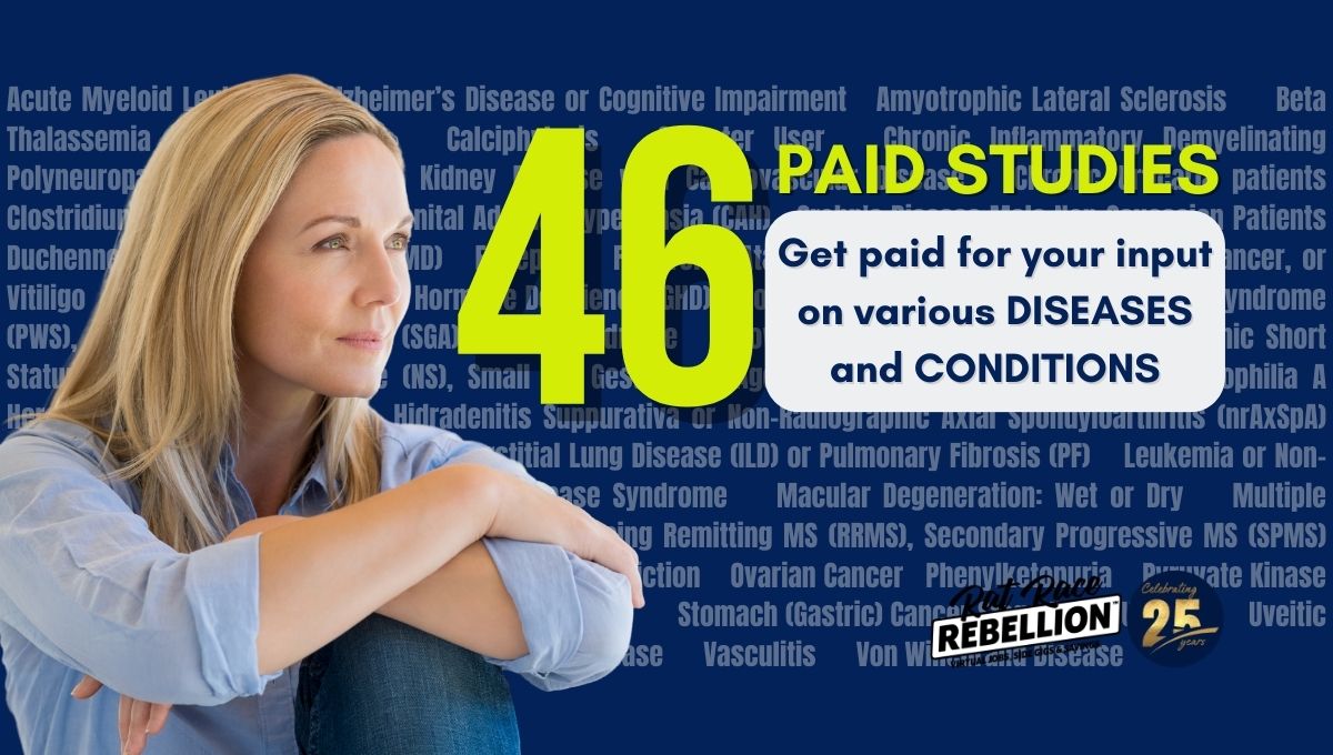 46 Paid Studies Get paid for your