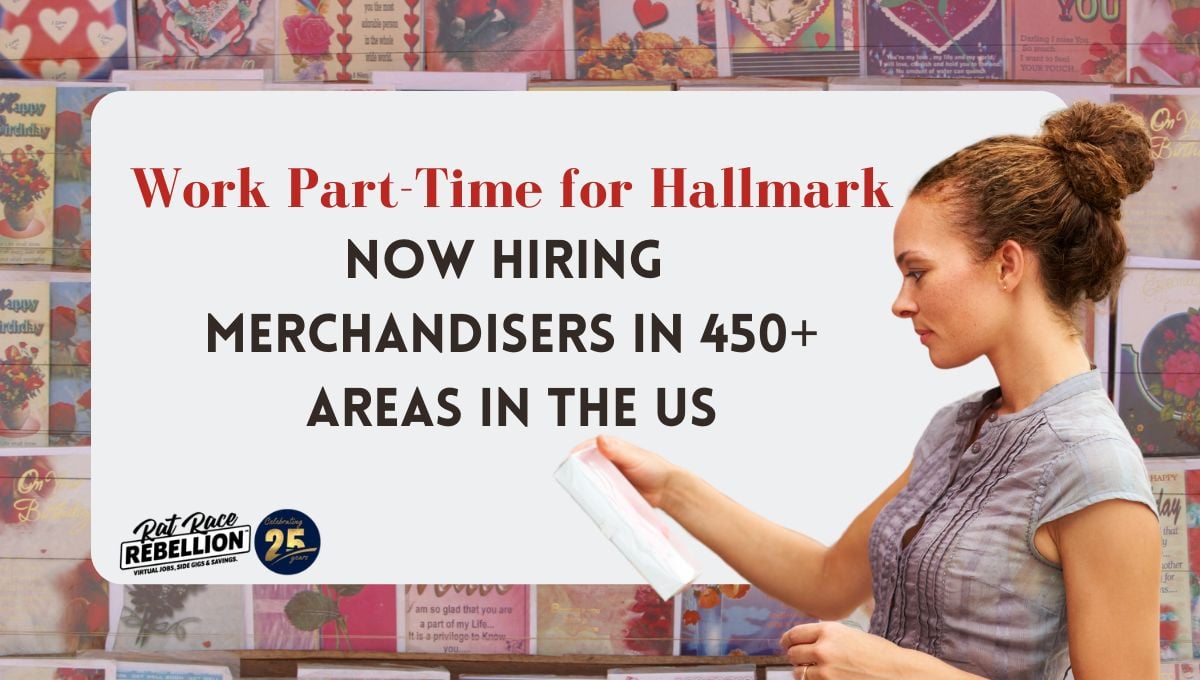 Work Part Time for Hallmark. Now Hiring Merchandisers in More Than 450 Areas in the US.