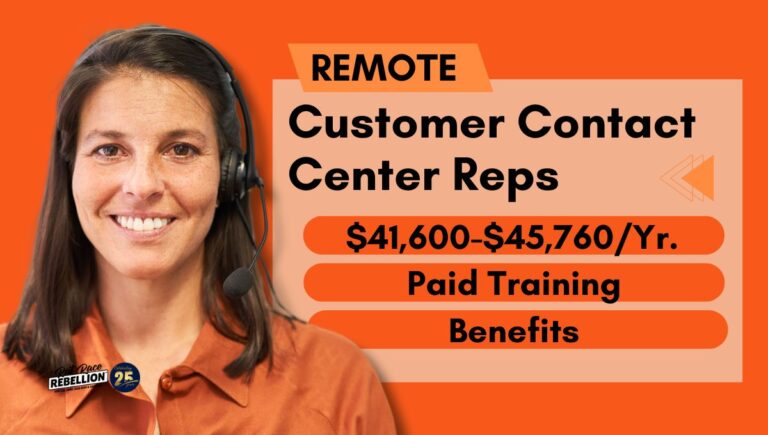 Remote Customer Contact Center Representative