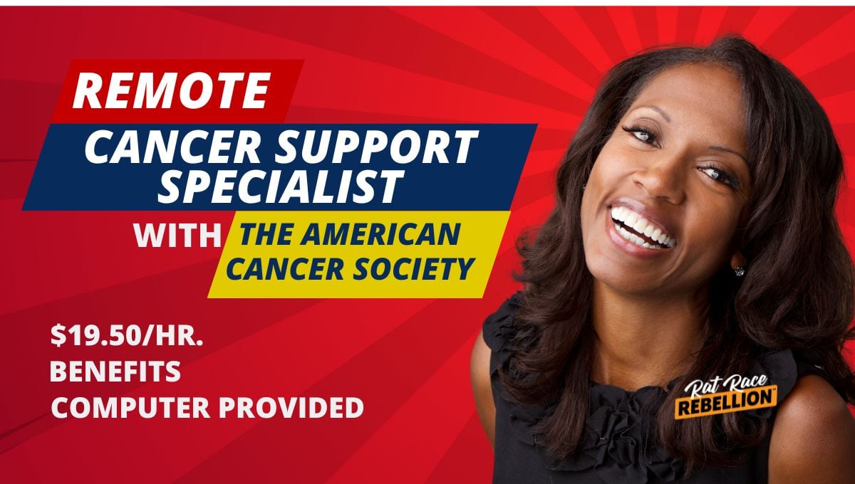 REMOTE Cancer Support Specialist with The American Cancer Society