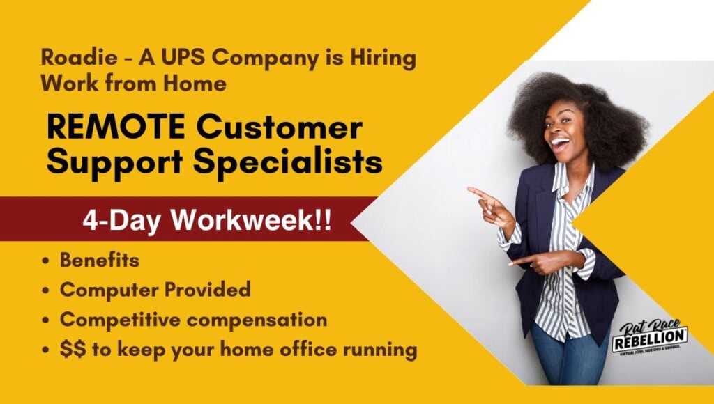 Remote Customer Support Specialist With This UPS Company