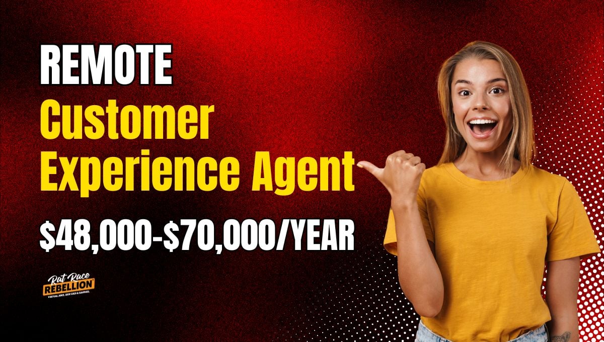 $48,000-$70,000/Yr. Remote Customer Experience Agent - Home Office Stipend!