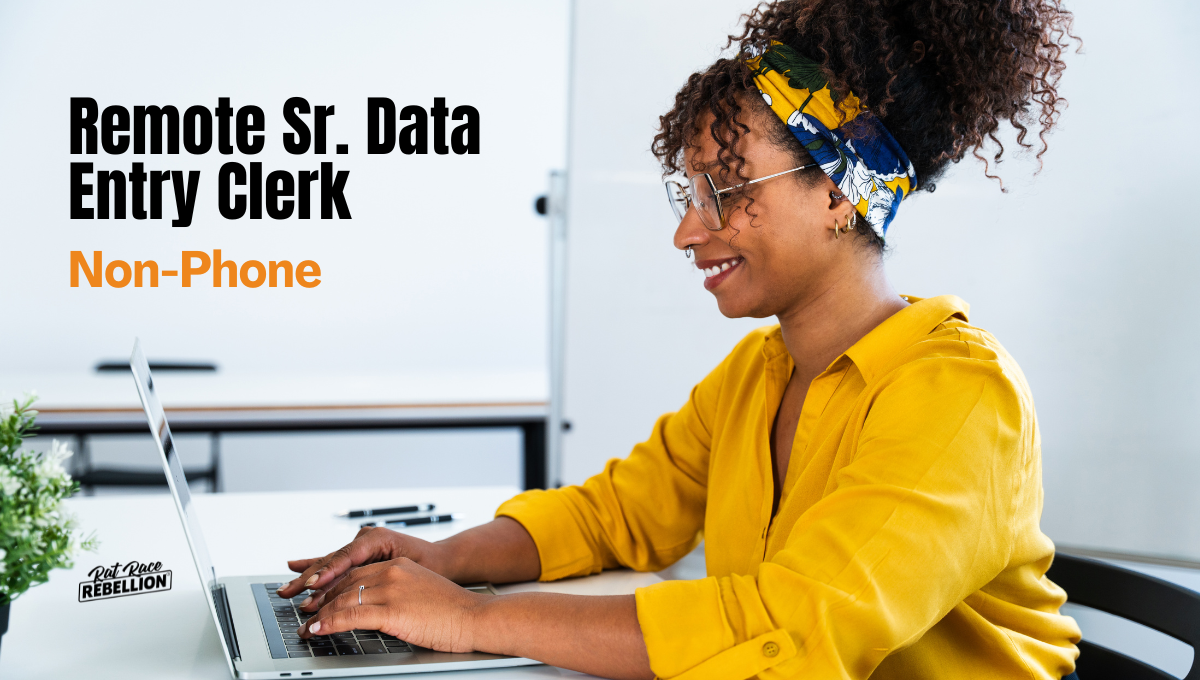 Non phone Sr. Data Entry Clerk