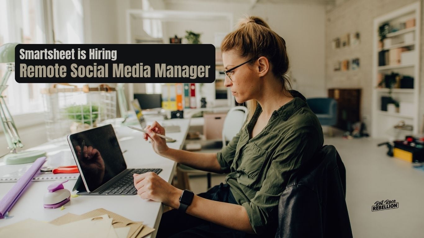 Smartsheet Social Media Manager Featured Opportunity