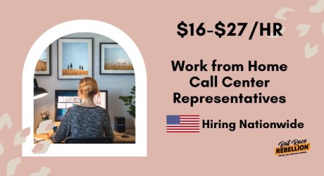 $16-$27/hr, Work from Home Call Center Reps - Hiring Nationwide