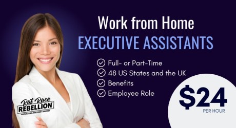 Work from Home Executive Assistants - Full- or Part-Time, 48 US States and the UK, Benefits, Employee Role