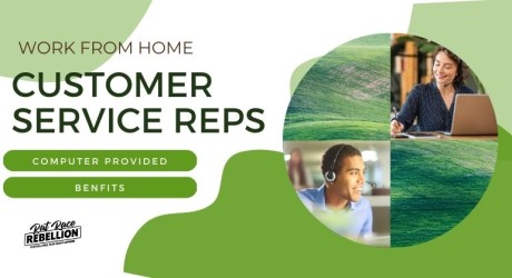Work from Home Customer Service Reps - computer provided, benefits