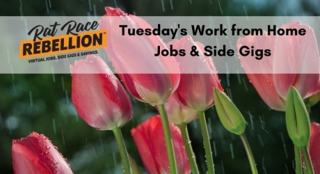 Tuesday's work from home jobs and gigs