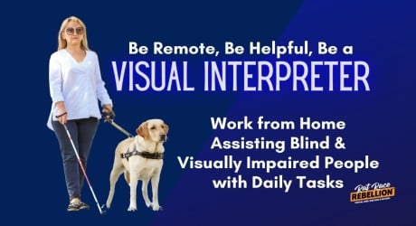 Work from Home Assisting Blind & Visually Impaired People with Daily Tasks