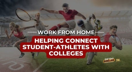 work from home Helping Connect Student Athletes With Colleges